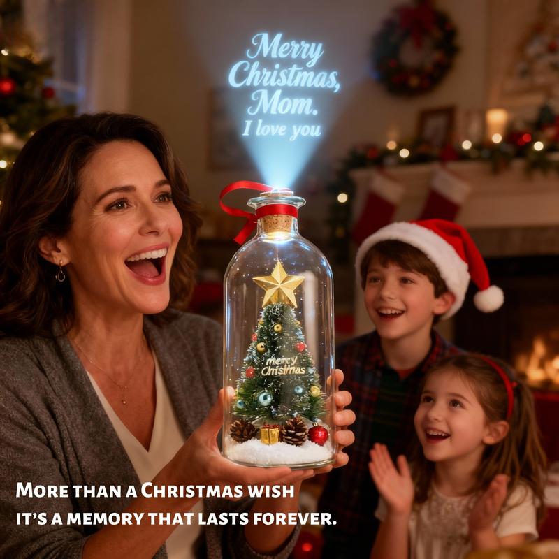 🎄 Holiday Sale 🎁 Recordable Christmas Tree Bottle & Perfect Gift for Families